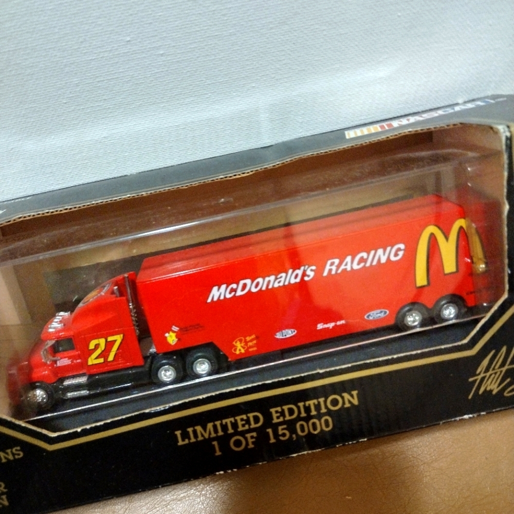 Nascar 27 Big truck collectible McDonald's.